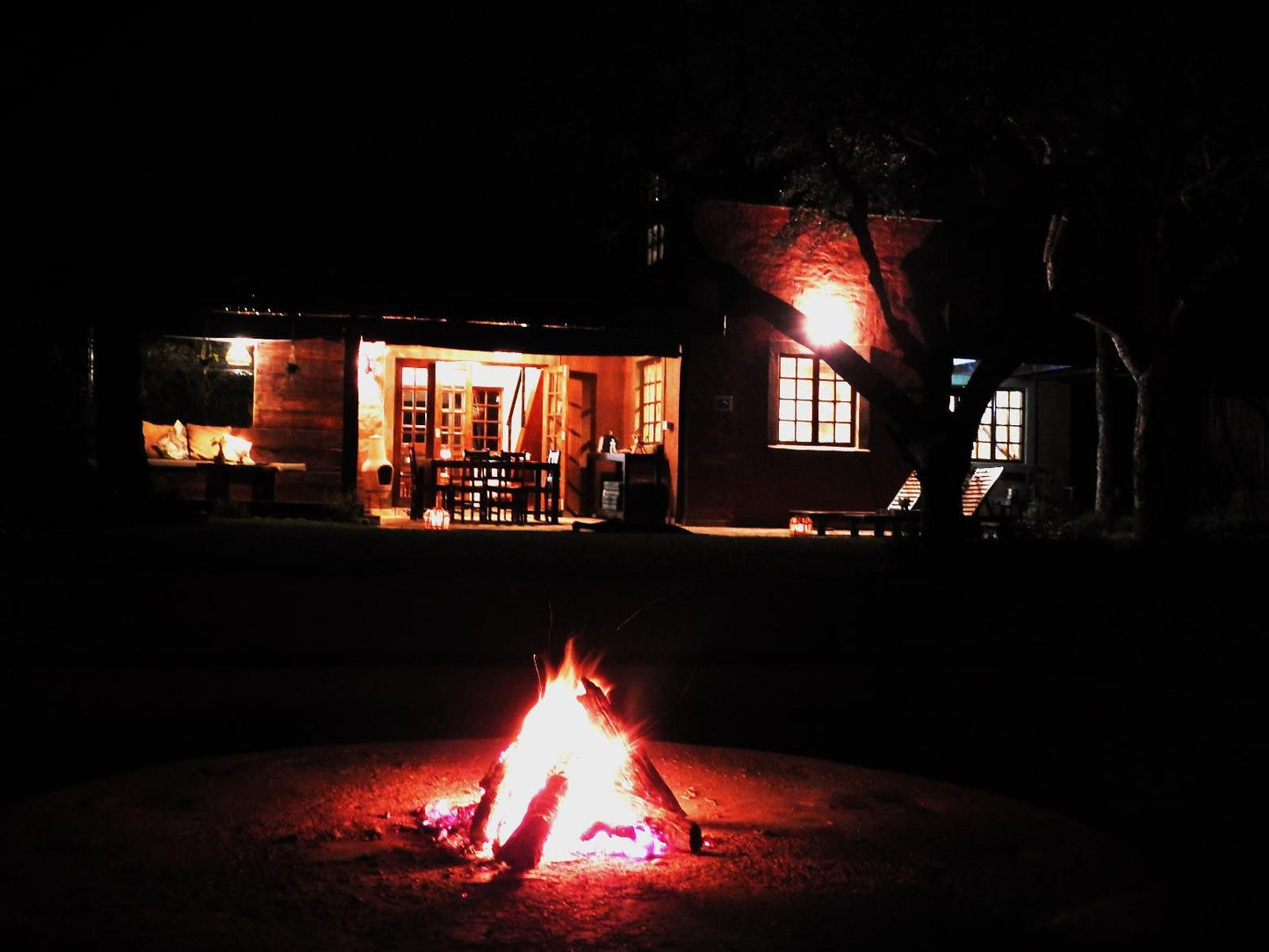 Braai Safaris Lodge, Dark, Fire, Nature