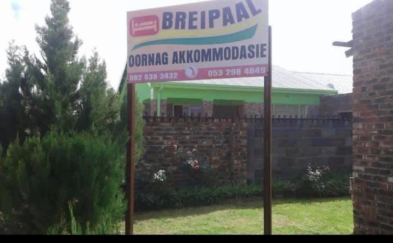 Breipaal Accomodation Douglas Northern Cape South Africa Sign