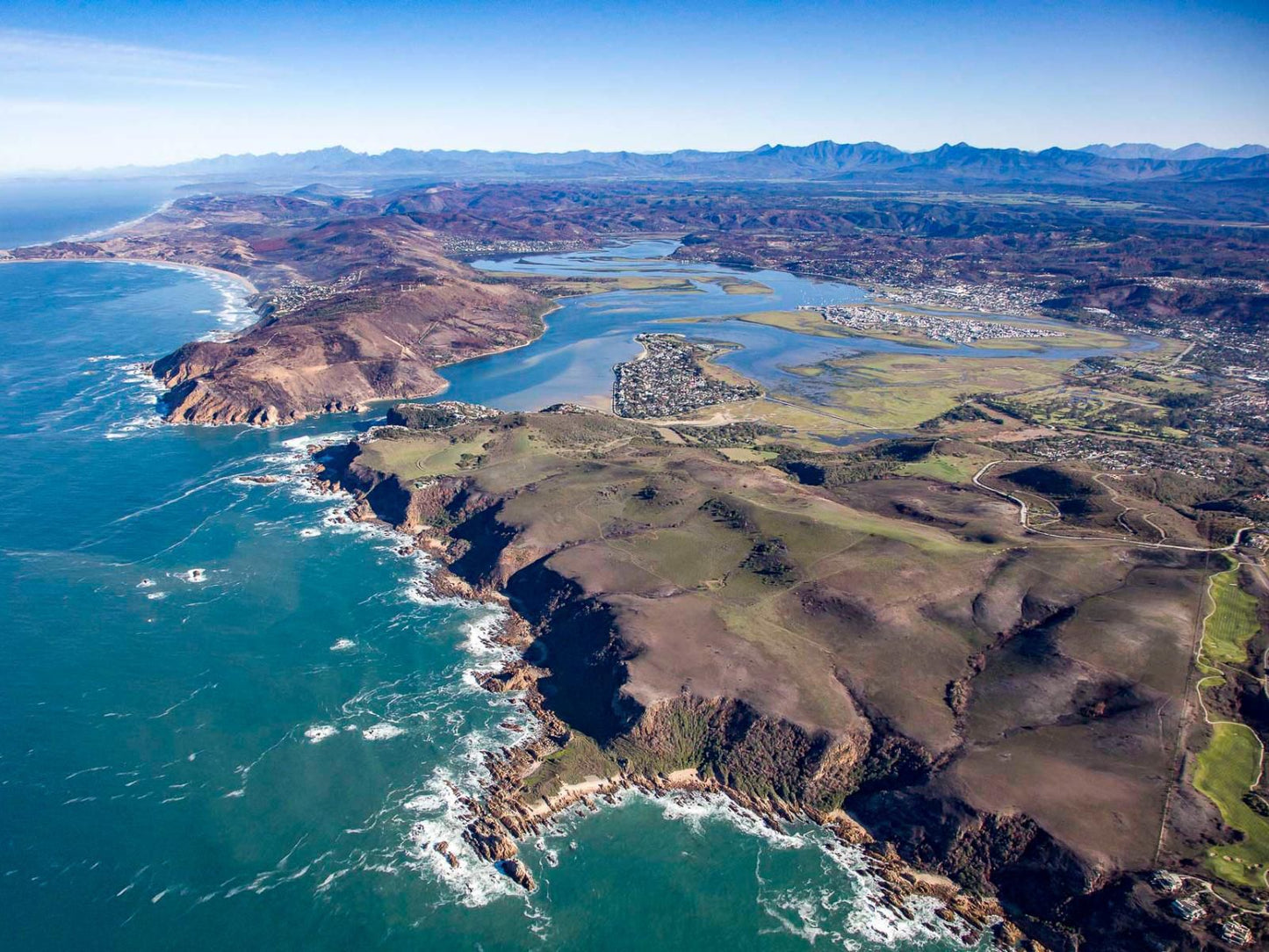 Brenton Breakers Brenton On Sea Knysna Western Cape South Africa Beach, Nature, Sand, Island, Aerial Photography