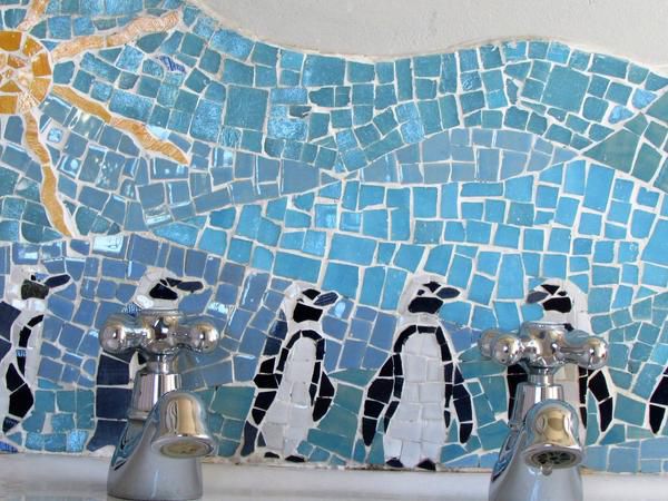 Bucaco Sud Guest House Bettys Bay Western Cape South Africa Mosaic, Art, Wall, Architecture, Bathroom