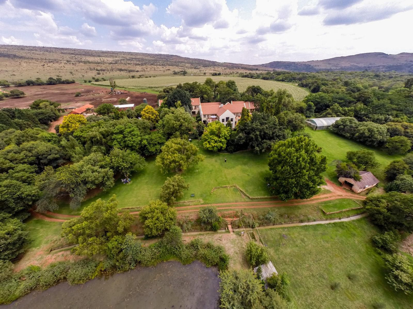 Budmarsh Country Lodge Magaliesburg Gauteng South Africa House, Building, Architecture, Aerial Photography