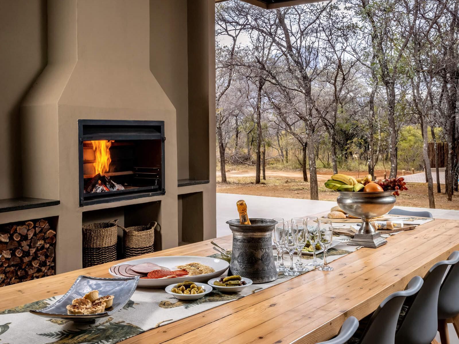 Buffelshuis Safari Camp, Garingani, Fire, Nature, Place Cover, Food