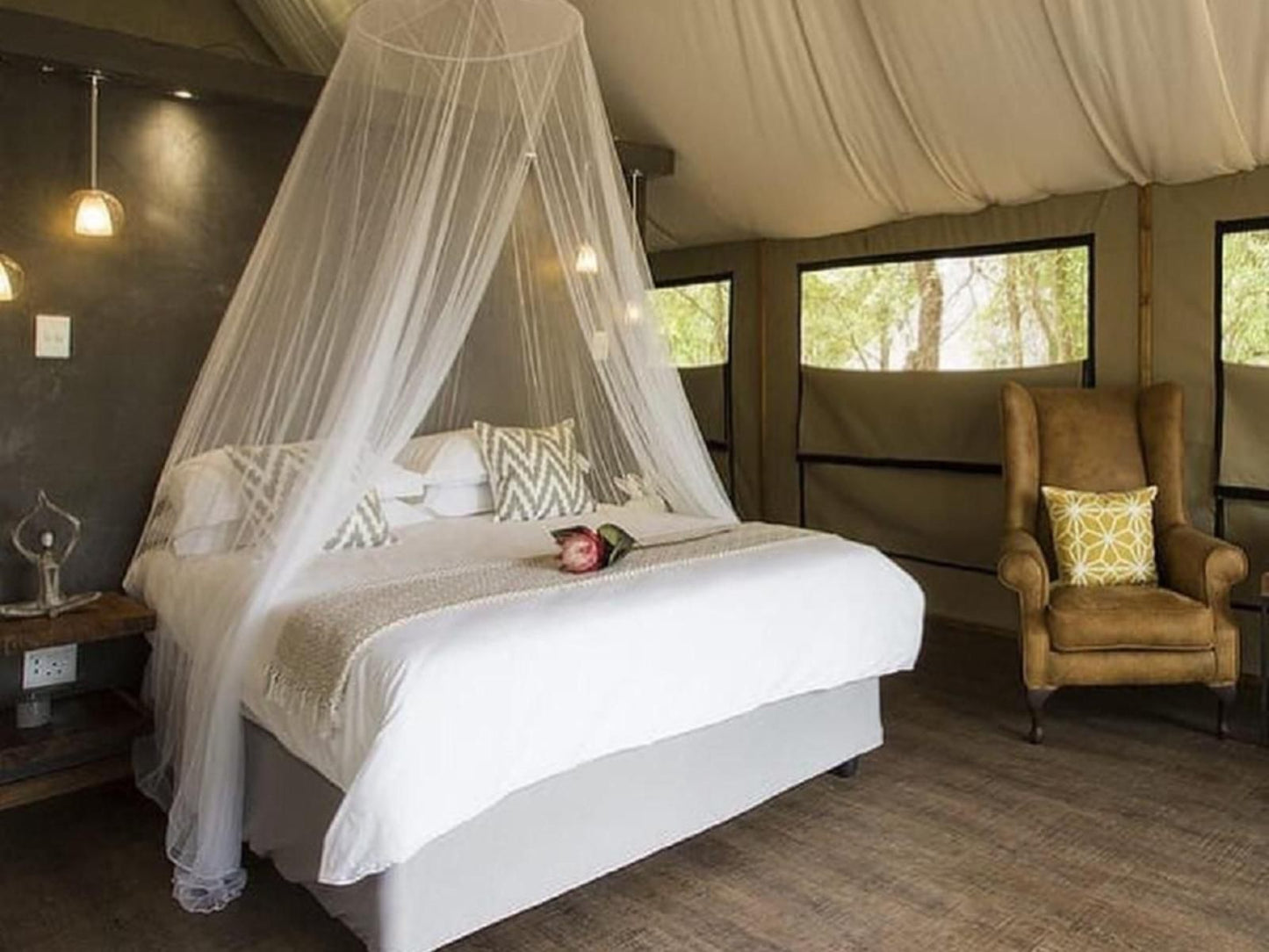 Sanwild Safari Styled Tent Camp Hoedspruit Limpopo Province South Africa Tent, Architecture, Bedroom