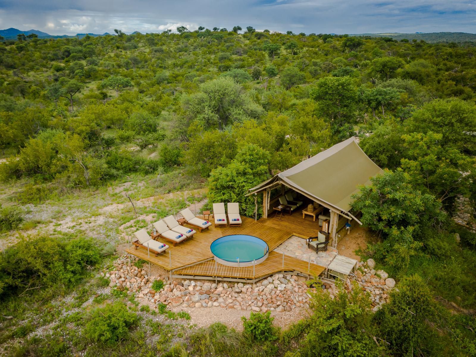 Bundox Explorer Camp Olifants Mpumalanga South Africa Colorful, Swimming Pool