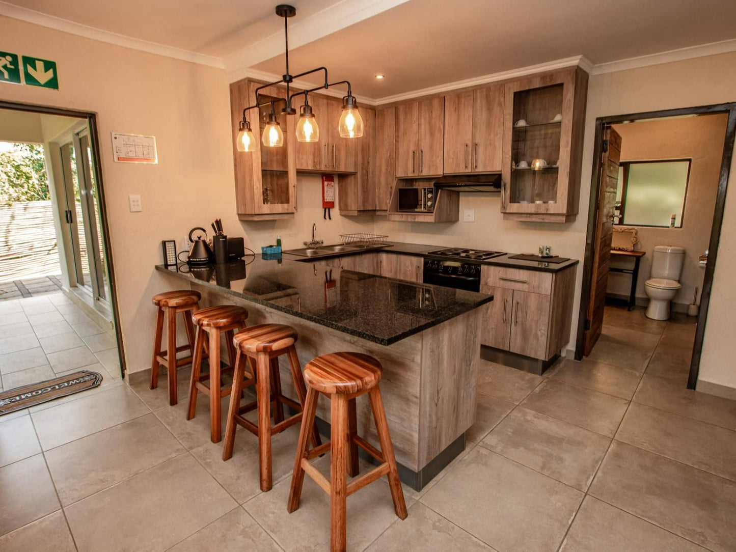 Bushbaby Valley Lodge, Pangolin, Sepia Tones, Kitchen