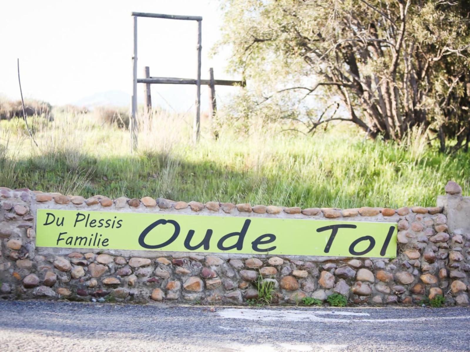 By Oude Tol Farm Tulbagh Western Cape South Africa Sign, Text
