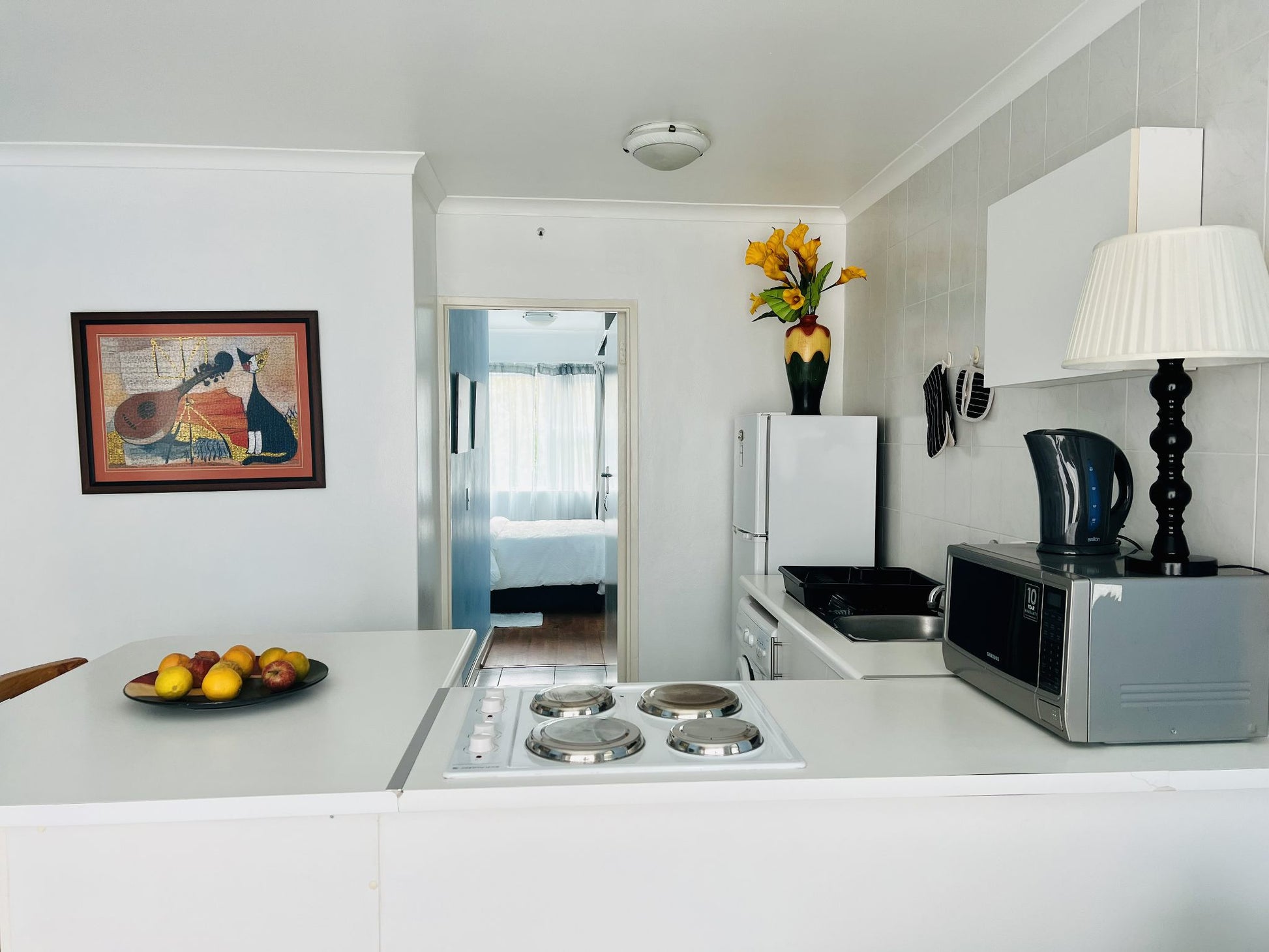 Caline Vip Appartements Beach Close Bloubergrant Blouberg Western Cape South Africa Unsaturated, Kitchen