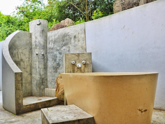 Room 8 - Outside shower @ Calla Lily Guesthouse