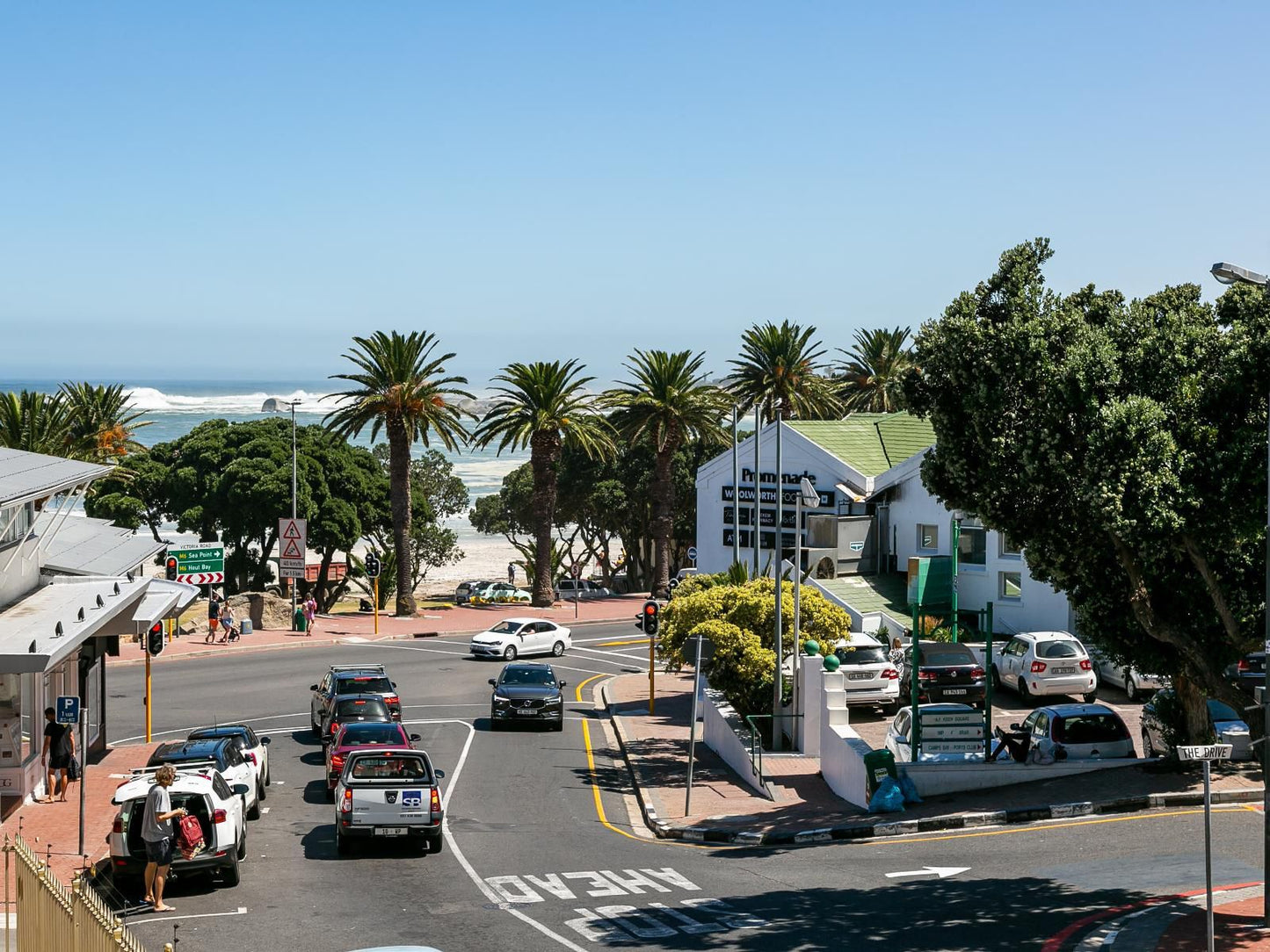 Camps Bay Village Camps Bay Cape Town Western Cape South Africa Beach, Nature, Sand, Palm Tree, Plant, Wood, Sign, City, Architecture, Building, Street