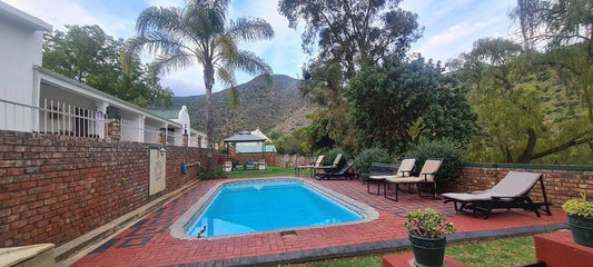 Cango Accommodation Units Oudtshoorn Western Cape South Africa House, Building, Architecture, Palm Tree, Plant, Nature, Wood, Swimming Pool