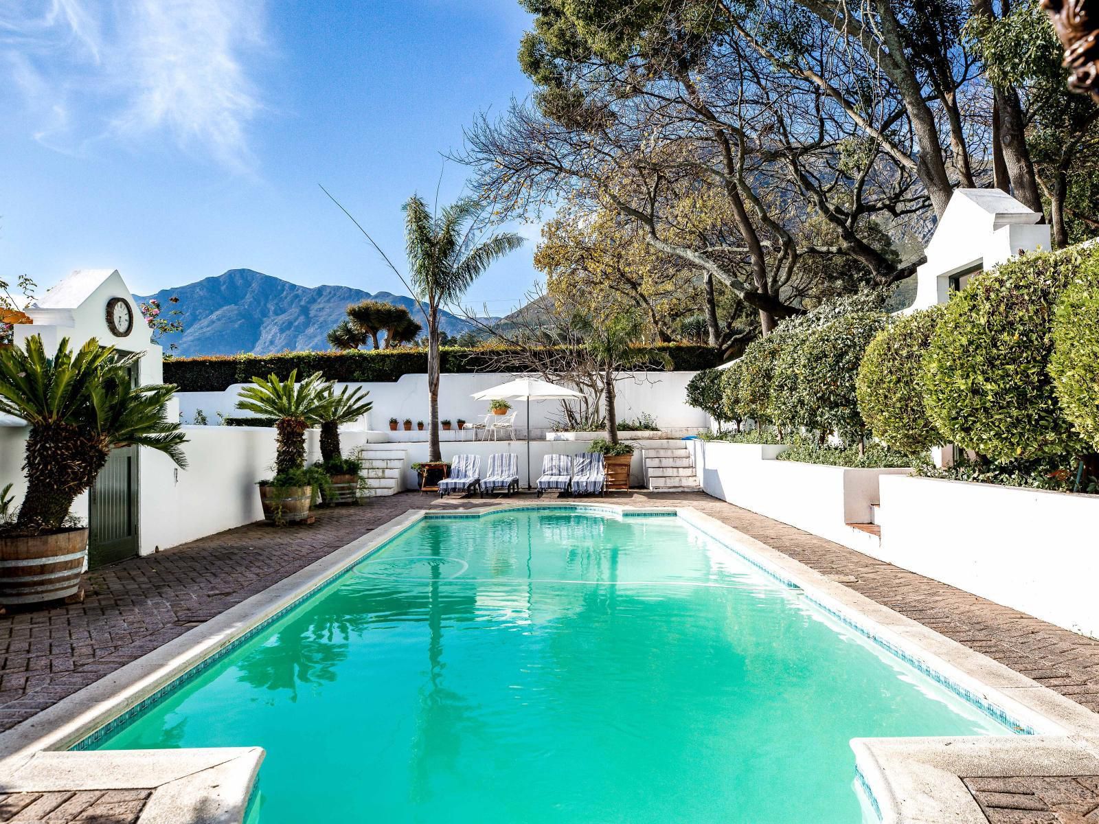 Cape Dutch Keerweder Franschhoek Western Cape South Africa House, Building, Architecture, Palm Tree, Plant, Nature, Wood, Garden, Swimming Pool