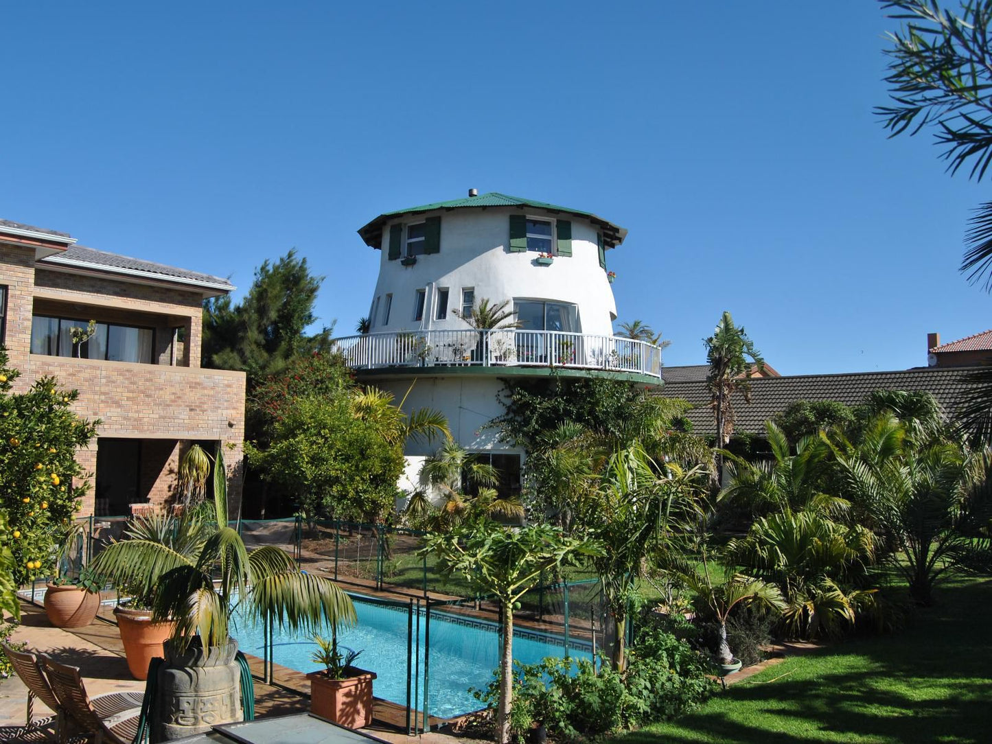 Cape Oasis Guest House Table View Blouberg Western Cape South Africa Complementary Colors, Building, Architecture, House, Palm Tree, Plant, Nature, Wood, Swimming Pool