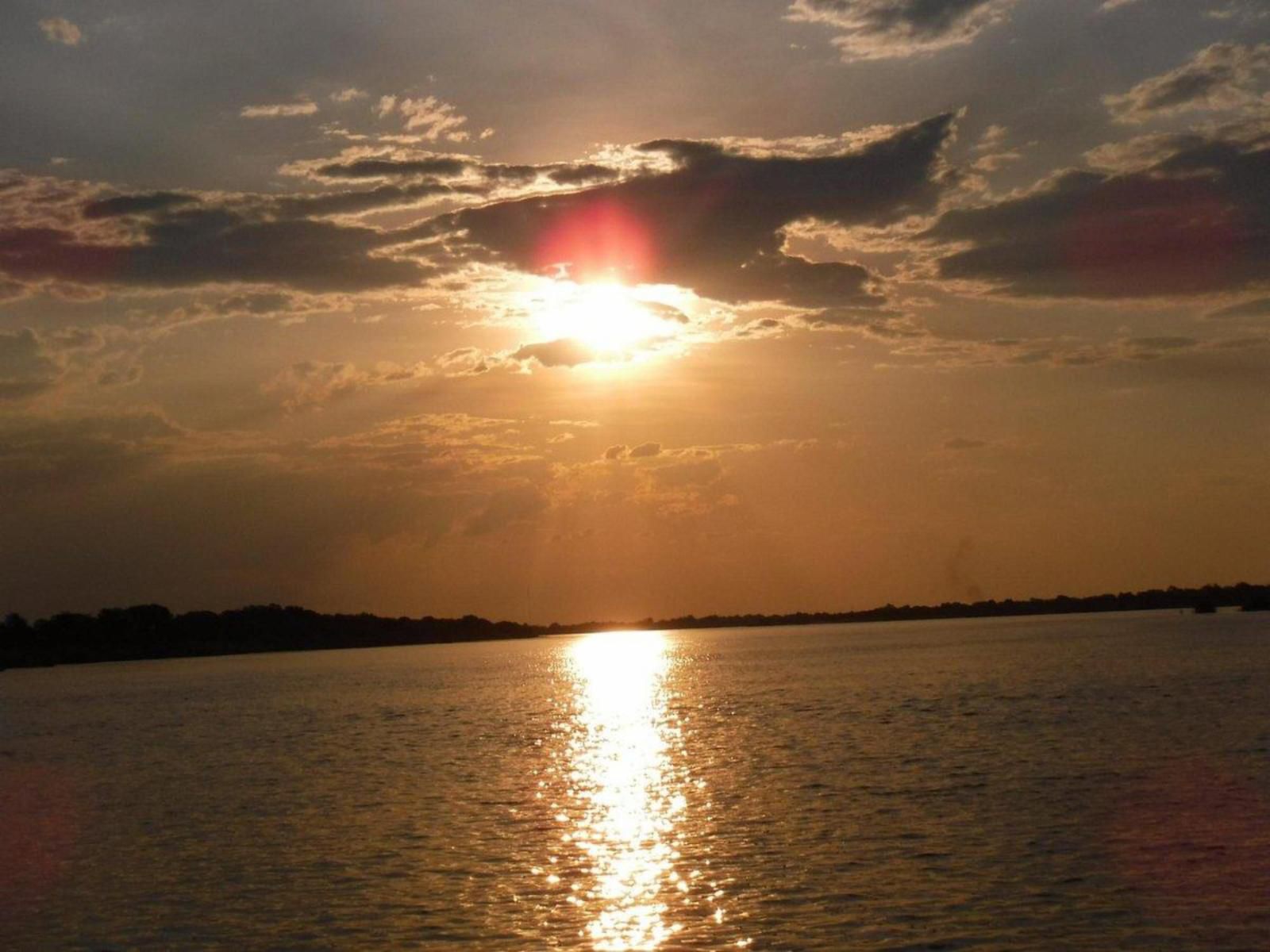 Caprivi River Lodge, Sepia Tones, Sky, Nature, Sunset