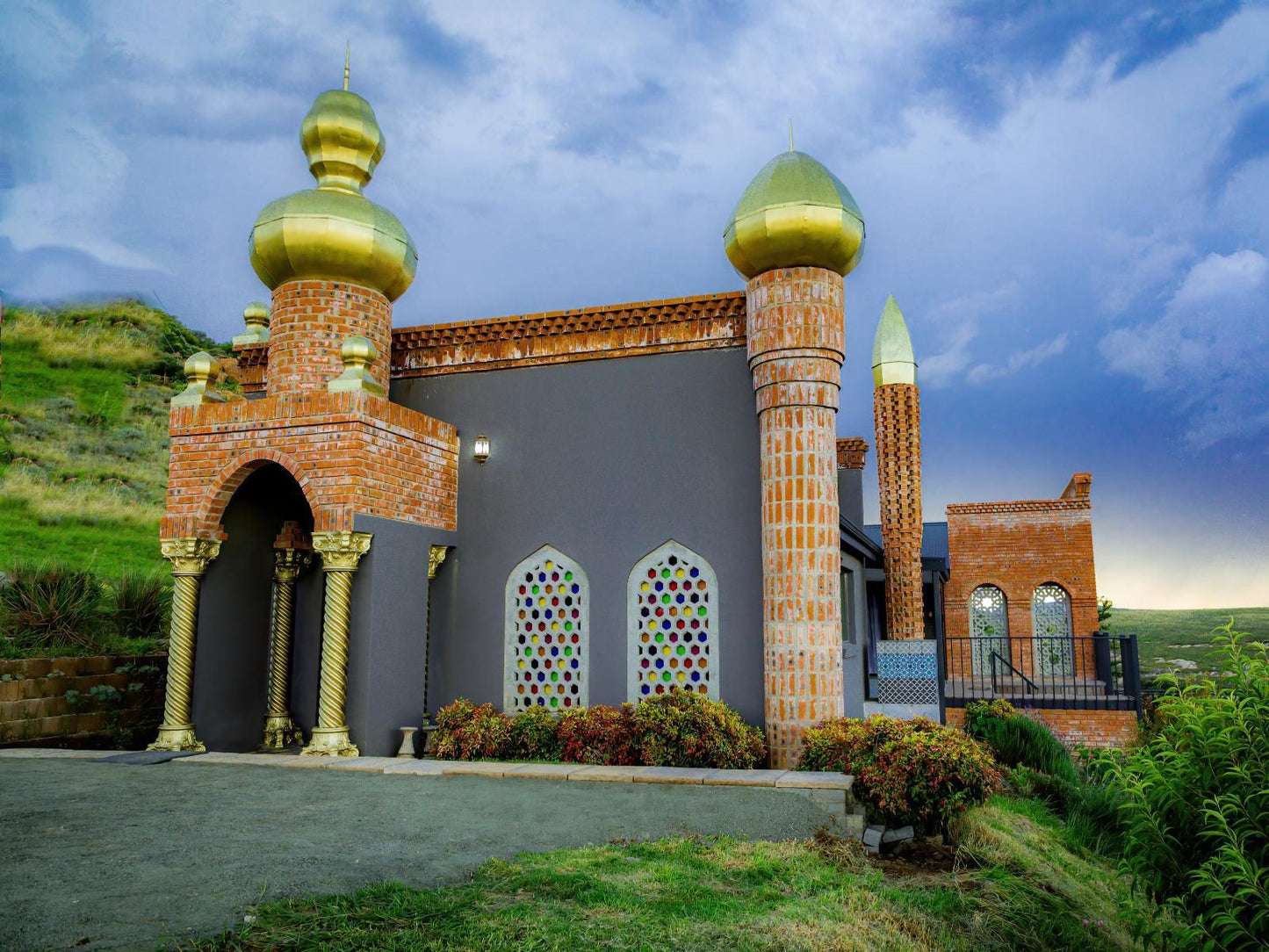 Castle In Clarens Clarens Free State South Africa Complementary Colors, Building, Architecture, Mosque, Religion
