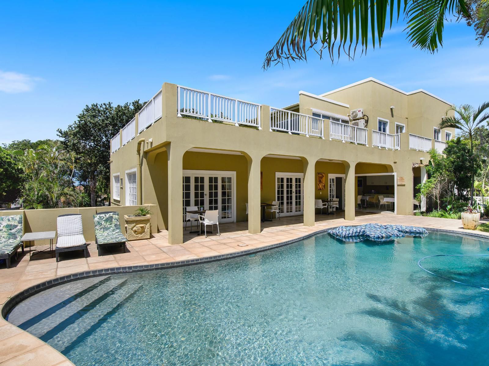 Caza Beach Guesthouse Umhlanga Rocks Umhlanga Kwazulu Natal South Africa Complementary Colors, House, Building, Architecture, Palm Tree, Plant, Nature, Wood, Swimming Pool