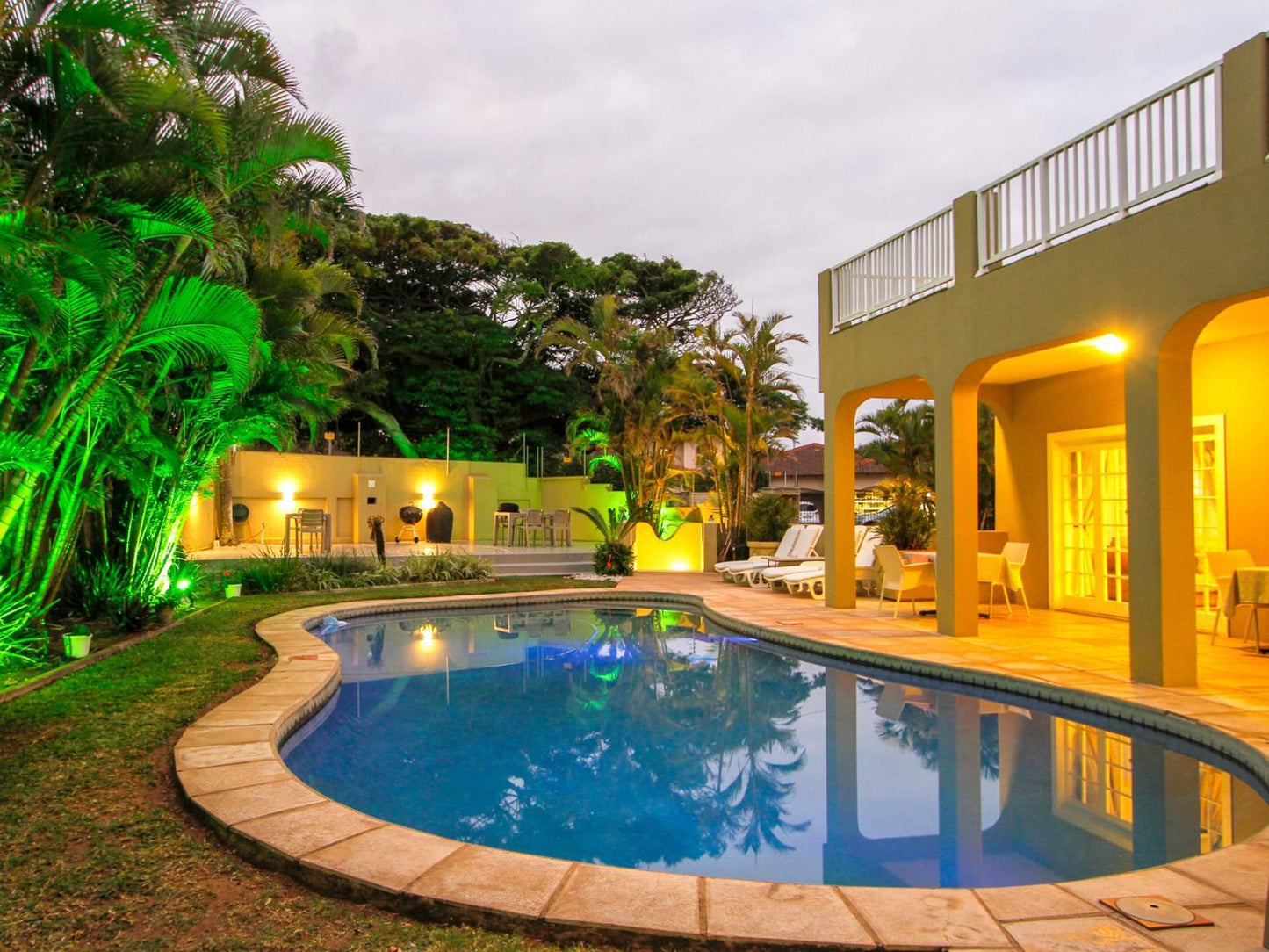 Caza Beach Guesthouse Umhlanga Rocks Umhlanga Kwazulu Natal South Africa House, Building, Architecture, Palm Tree, Plant, Nature, Wood, Swimming Pool