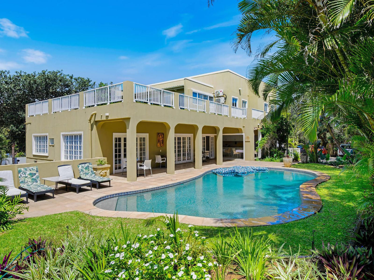 Caza Beach Guesthouse Umhlanga Rocks Umhlanga Kwazulu Natal South Africa Complementary Colors, House, Building, Architecture, Palm Tree, Plant, Nature, Wood, Swimming Pool