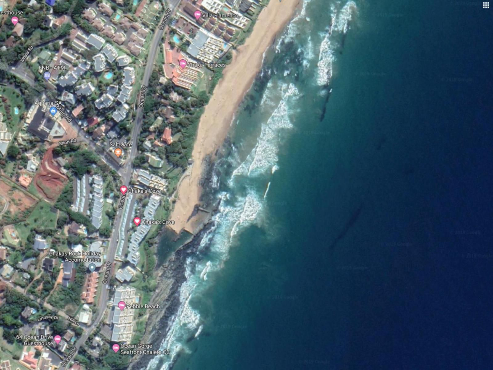 Chakas Cove Shakas Rock Ballito Kwazulu Natal South Africa Beach, Nature, Sand, Aerial Photography