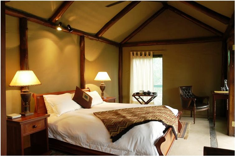 Chapungu Luxury Tented Camp Thornybush Game Reserve Mpumalanga South Africa Sepia Tones, Bedroom