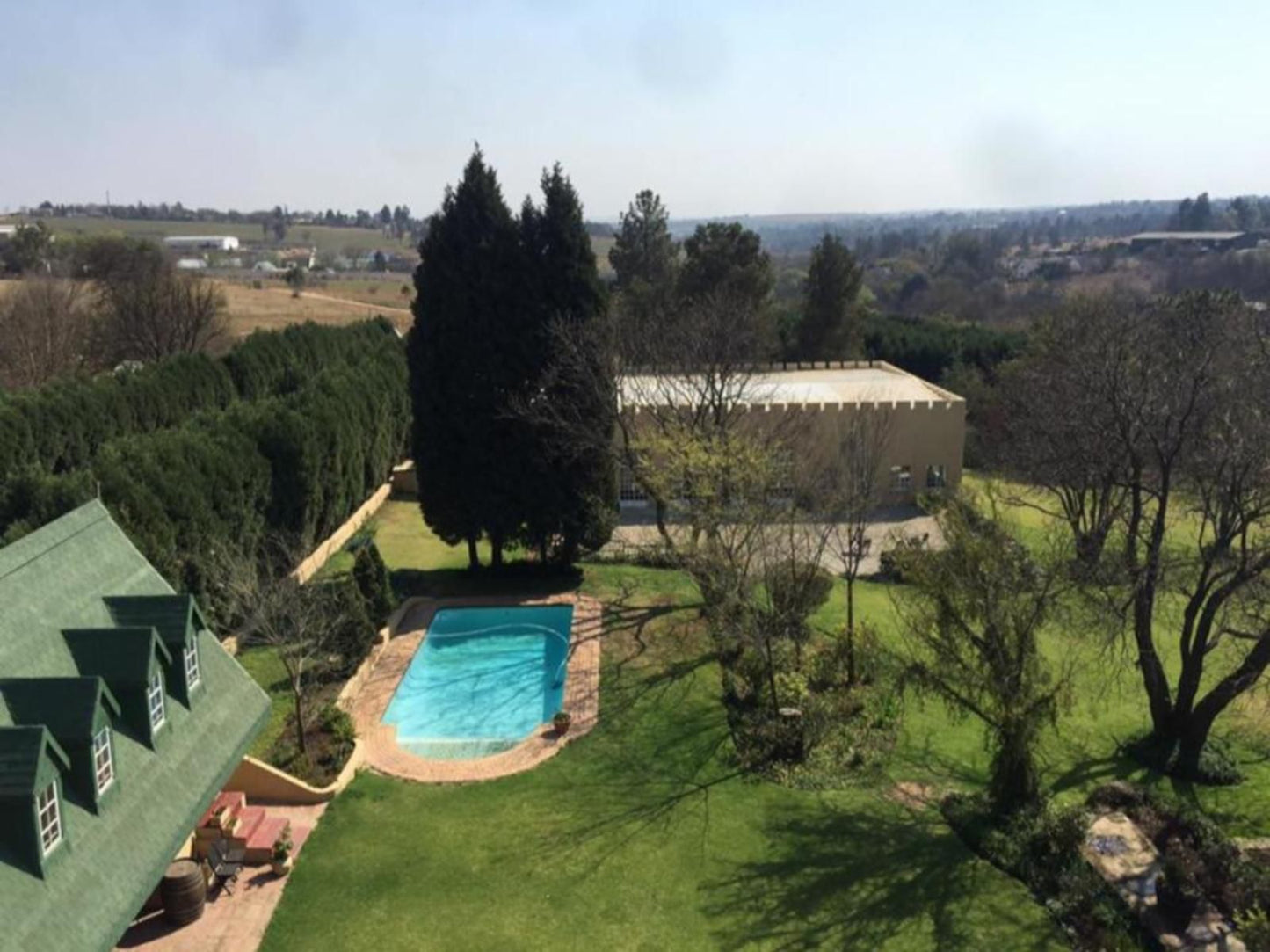 Chartwell Castle And Guest House Chartwell Johannesburg Gauteng South Africa Aerial Photography, Swimming Pool