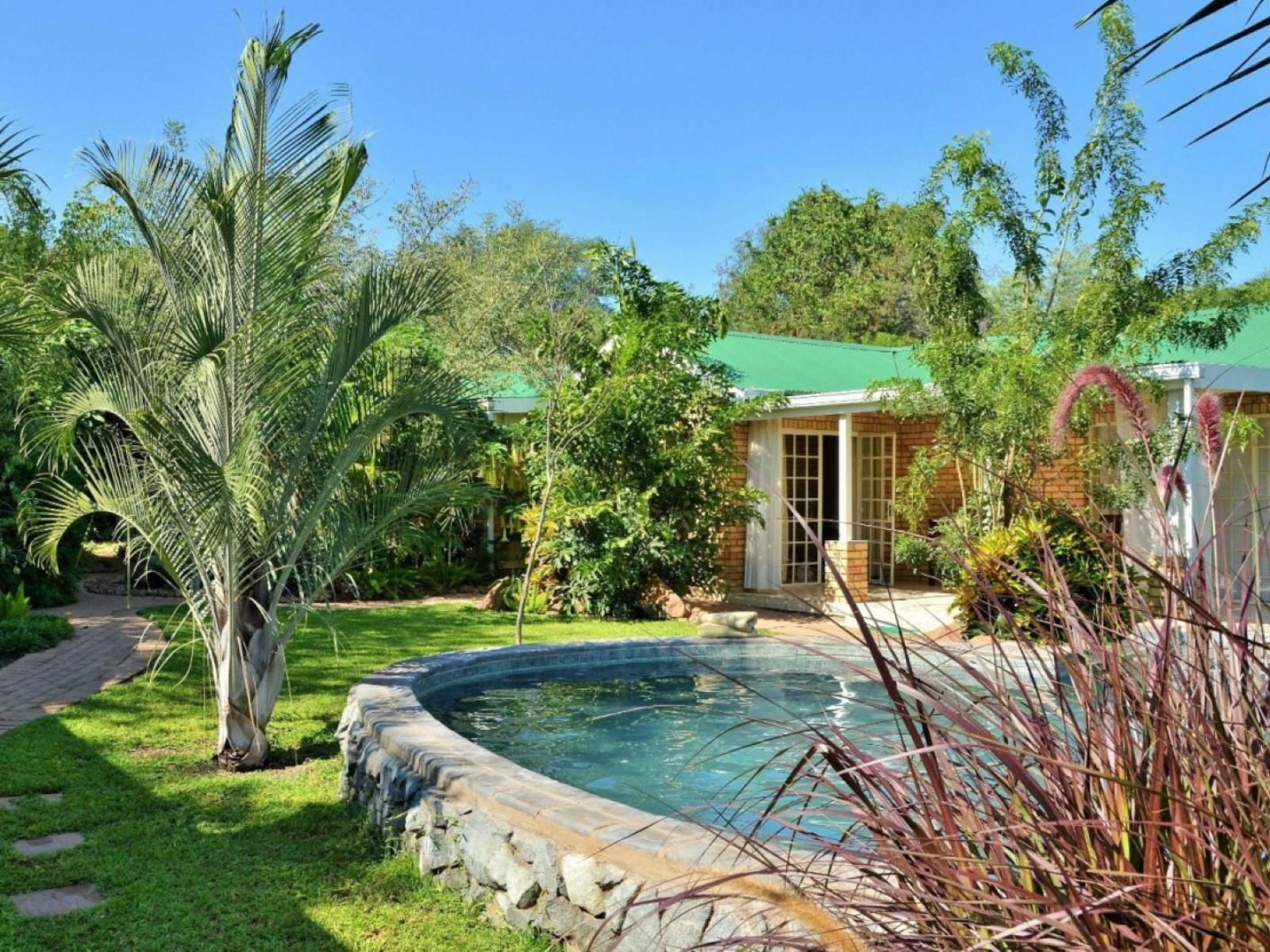 Chobe River Cottages, House, Building, Architecture, Palm Tree, Plant, Nature, Wood, Garden, Swimming Pool