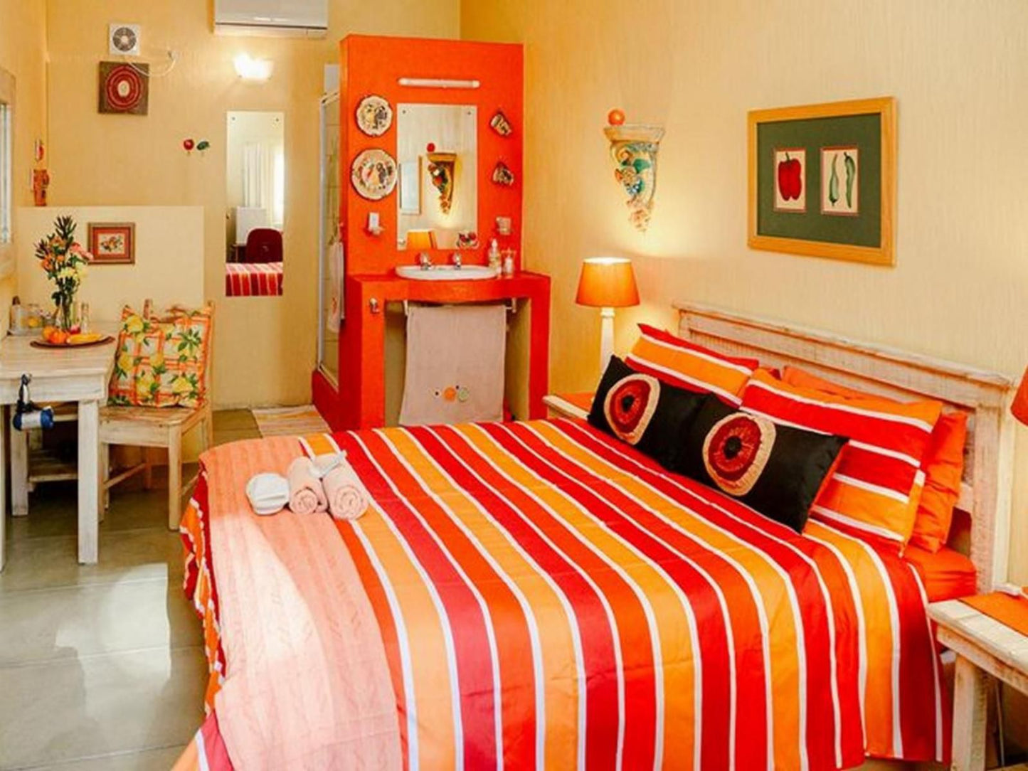 Cococabana Guest House Pongola Kwazulu Natal South Africa Colorful, Bedroom