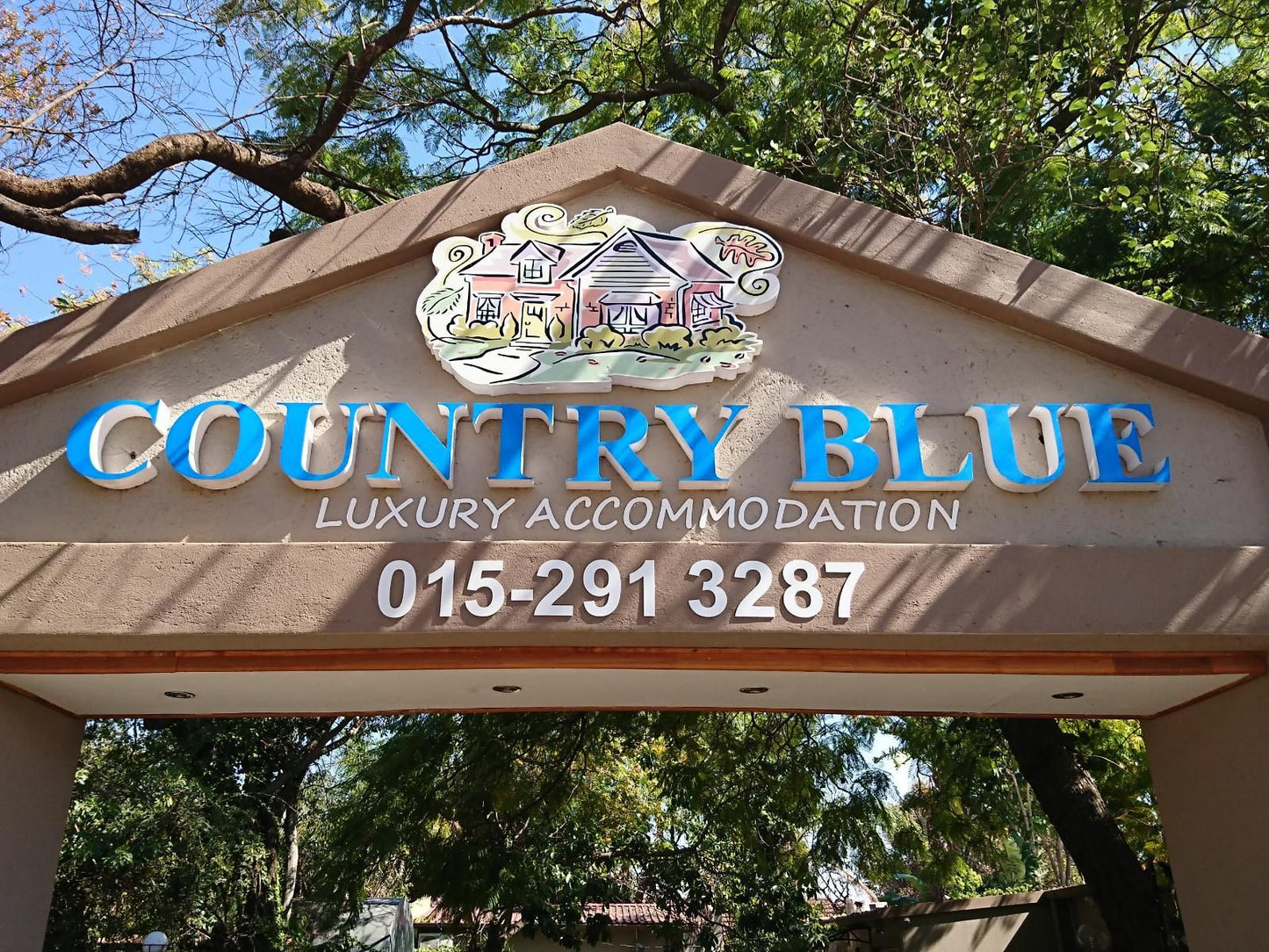 Country Blue Luxury Guest House Polokwane Ext 4 Polokwane Pietersburg Limpopo Province South Africa Sign, Window, Architecture