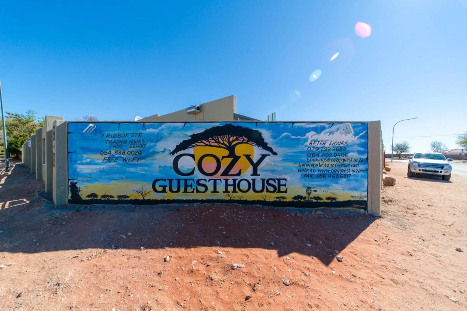 Cozy Guesthouse Middelpos Upington Northern Cape South Africa Complementary Colors, Sign
