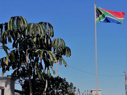 Crowned Crane Gonubie East London Eastern Cape South Africa Flag