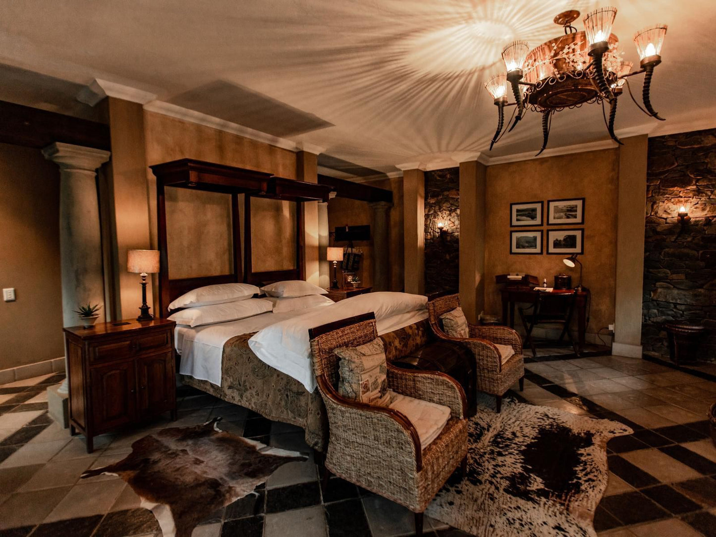 Dawsons Game And Trout Lodge Badplaas Mpumalanga South Africa Bedroom
