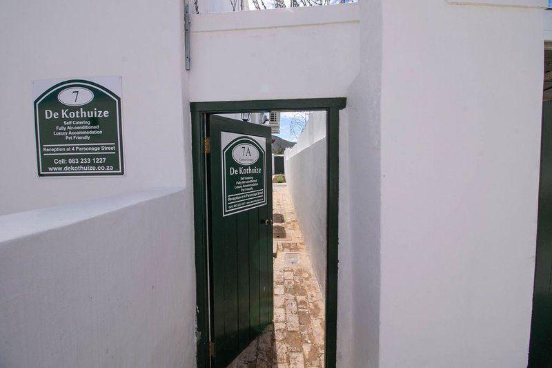 De Kothuize 7A Cross Street Graaff Reinet Eastern Cape South Africa Unsaturated, Door, Architecture, Sign