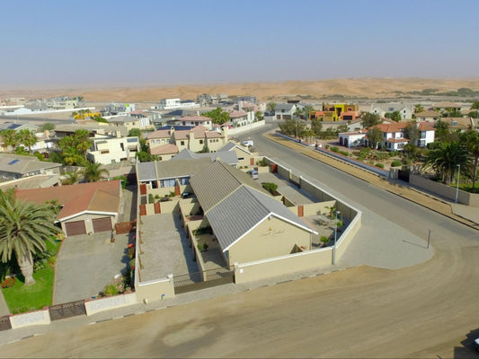 Desert Jackal Guesthouse, House, Building, Architecture, Aerial Photography, Desert, Nature, Sand, Street