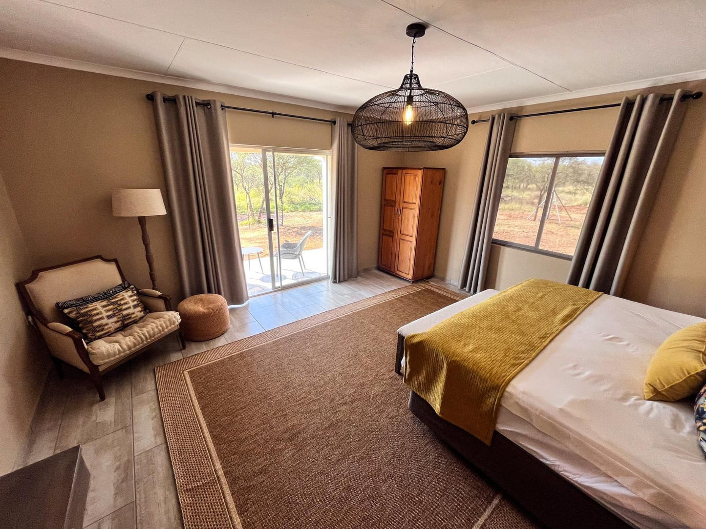 Die Boskamp Private Game Lodge & Spa, Self-Catering Buffalo Lodge, Bedroom