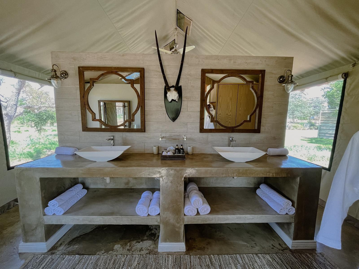 Die Boskamp Private Game Lodge & Spa, Self-Catering Buffalo Lodge, Place Cover, Food, Tent, Architecture