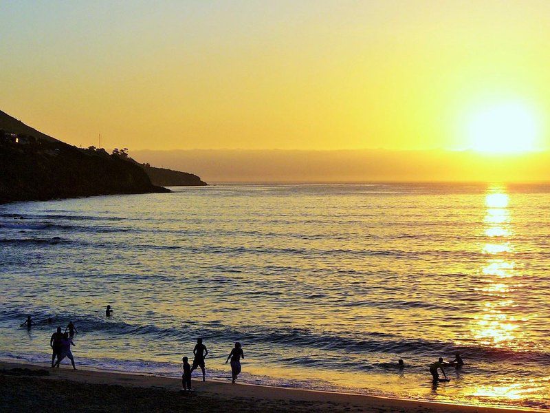 Die Brandhuis Gordons Bay Western Cape South Africa Beach, Nature, Sand, Ocean, Waters, Sunset, Sky