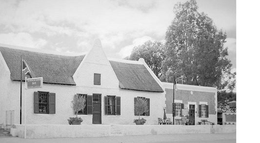 Die Hantamhuis Kompleks Calvinia Northern Cape South Africa Colorless, Black And White, Building, Architecture, House, Window