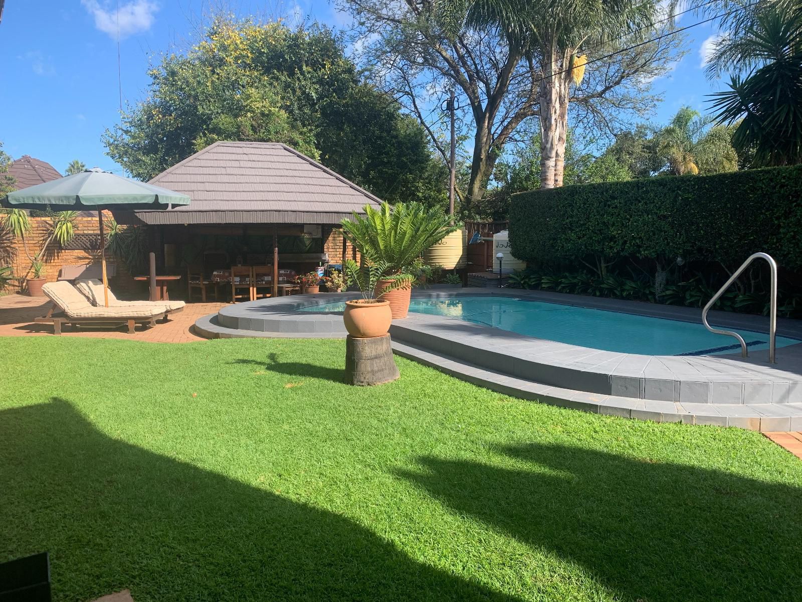 Dobbs Lodge Centurion Gauteng South Africa Palm Tree, Plant, Nature, Wood, Garden, Swimming Pool