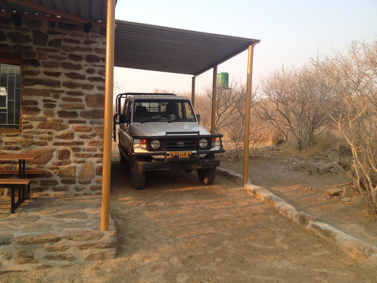 Duesternbrook Safari Guest Farm, African Room (Double), Vehicle