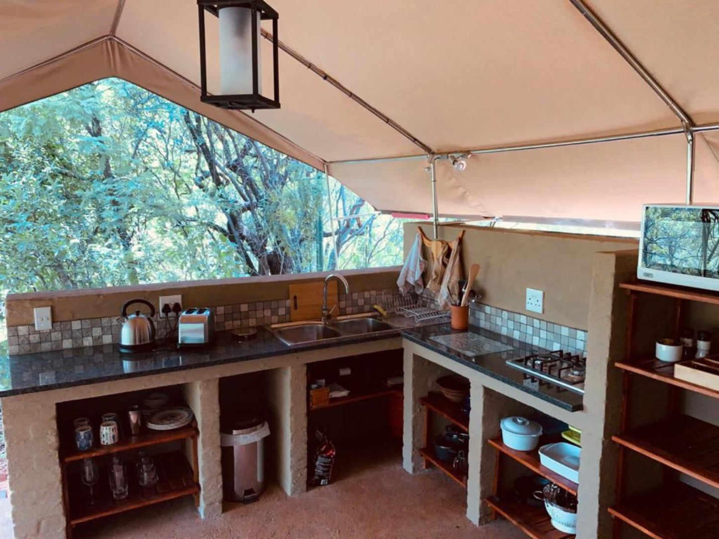 Duikerskloof Exclusive Tented Camp Buffelspoort North West Province South Africa Kitchen