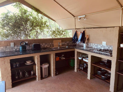 Duikerskloof Exclusive Tented Camp Buffelspoort North West Province South Africa Tent, Architecture, Kitchen