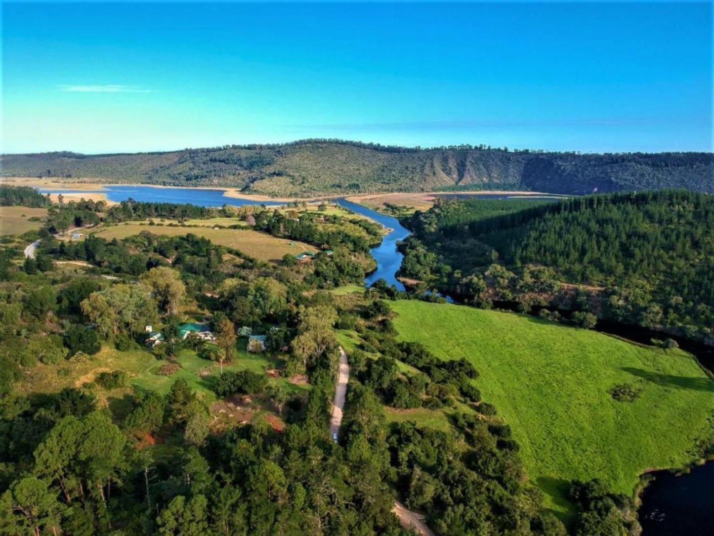 Eastbrook River Lodge Sedgefield Western Cape South Africa Complementary Colors, Tree, Plant, Nature, Wood, Aerial Photography