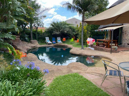 Edison Luxe Guest House Sunninghill Johannesburg Gauteng South Africa Palm Tree, Plant, Nature, Wood, Garden, Swimming Pool