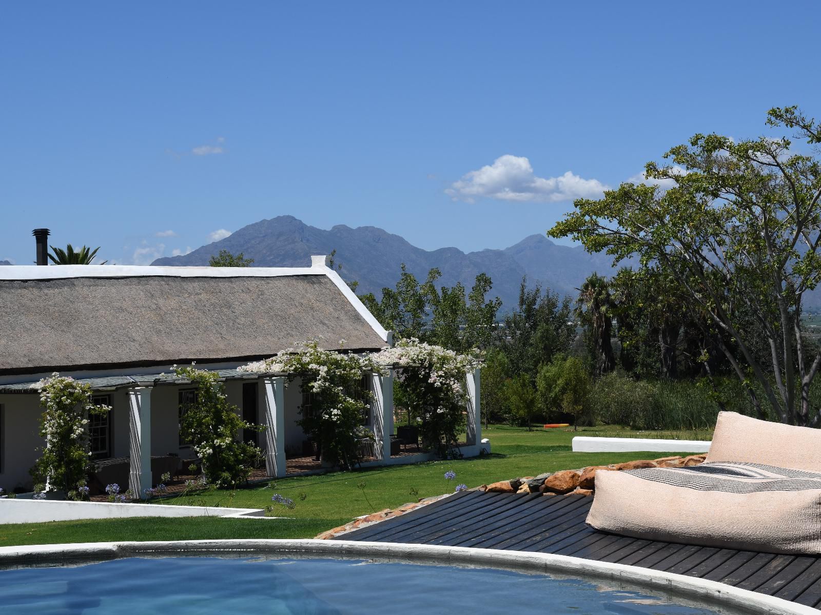 Eikehof Farm, House, Building, Architecture, Mountain, Nature, Swimming Pool