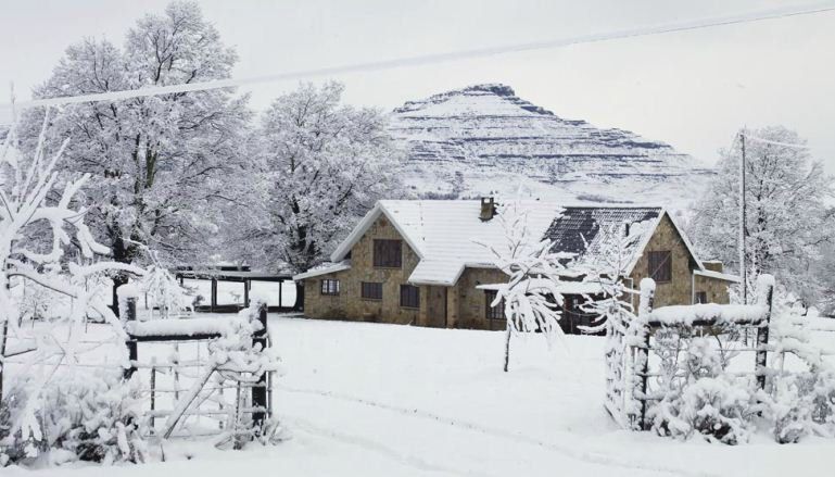 Elands Rust Underberg Kwazulu Natal South Africa Unsaturated, Cabin, Building, Architecture, Nature, Snow, Winter, Winter Landscape