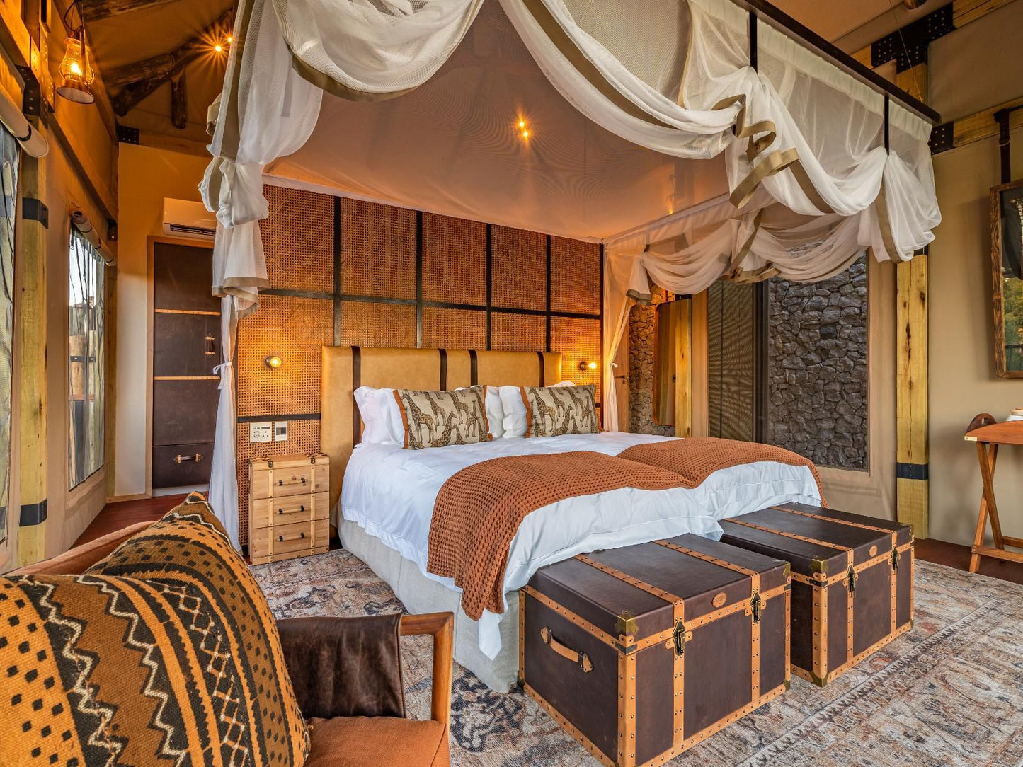 Elephant Point, Xidulu Lodge, Bedroom