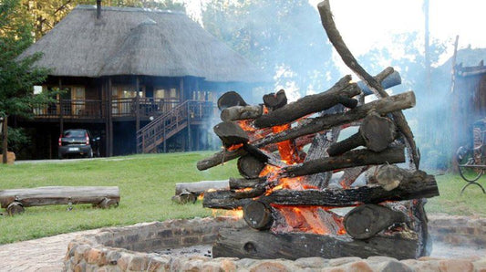 Emerald Bush Lodges Vanderbijlpark Gauteng South Africa Cabin, Building, Architecture, Fire, Nature