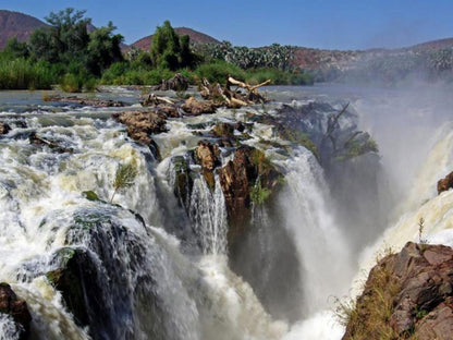 Epupa Camp, River, Nature, Waters, Waterfall