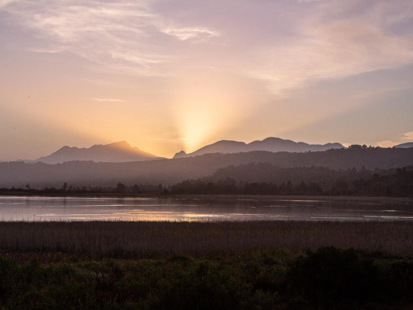 Equleni Guest Farm Sedgefield Western Cape South Africa Mountain, Nature, Sky, Sunset