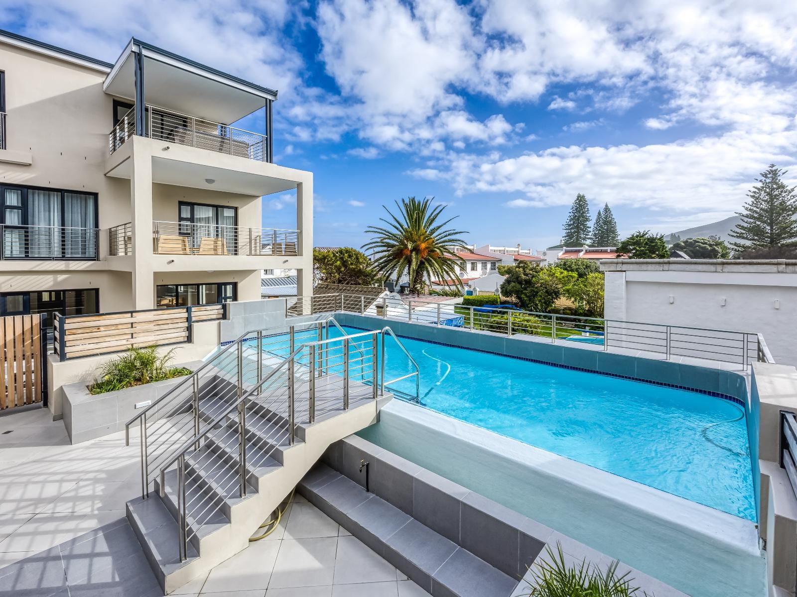 Esplanade Hermanus, Balcony, Architecture, House, Building, Palm Tree, Plant, Nature, Wood, Swimming Pool