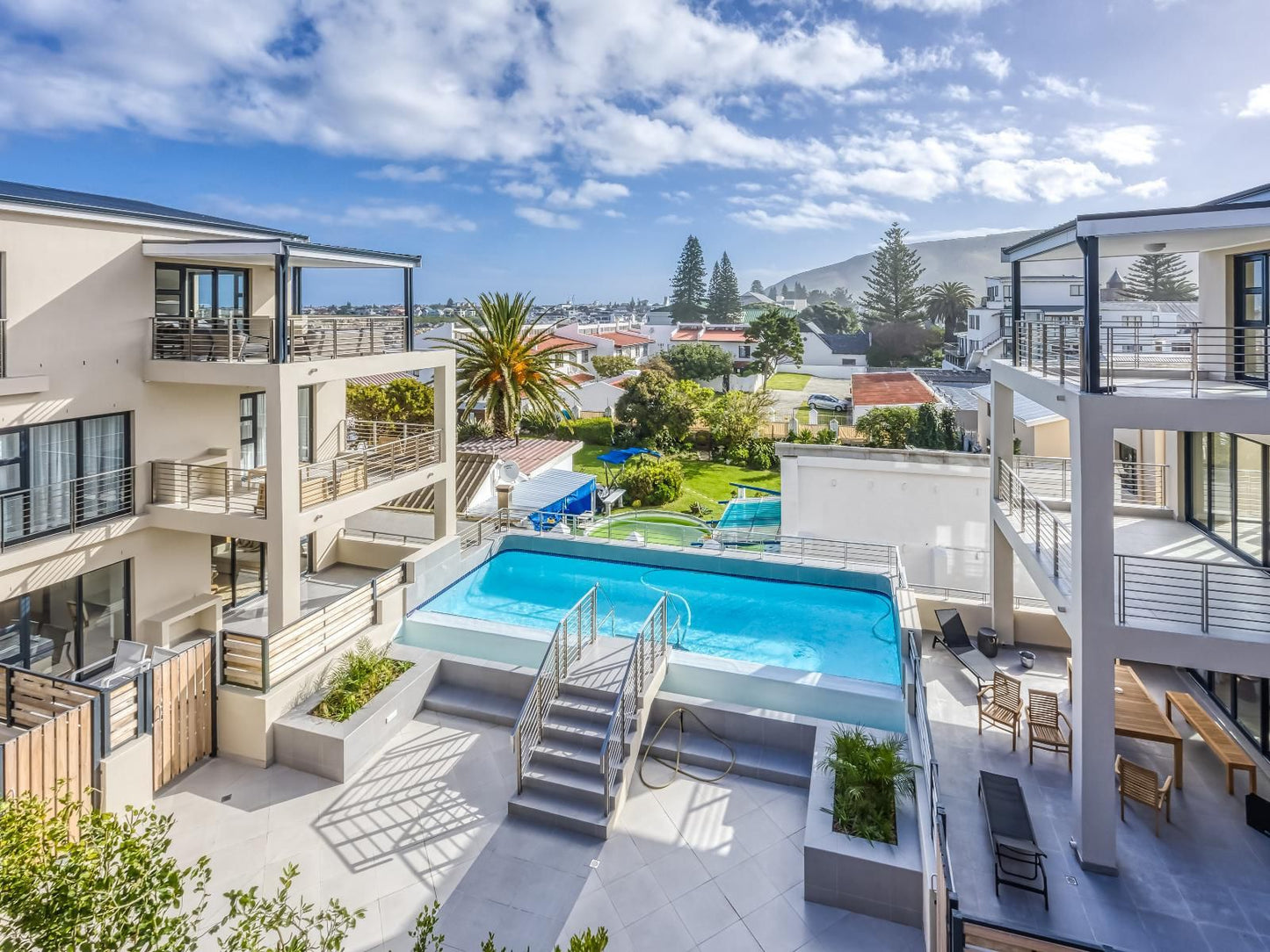 Esplanade Hermanus, Balcony, Architecture, House, Building, Palm Tree, Plant, Nature, Wood, Swimming Pool